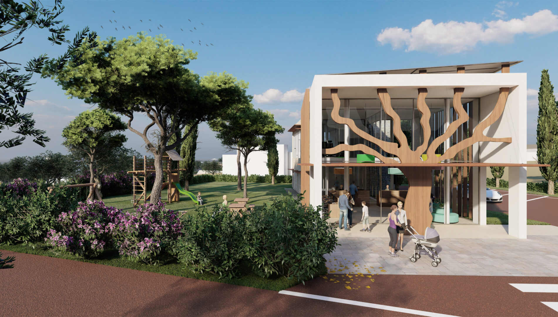 camping-village-du-parc-facade-wood